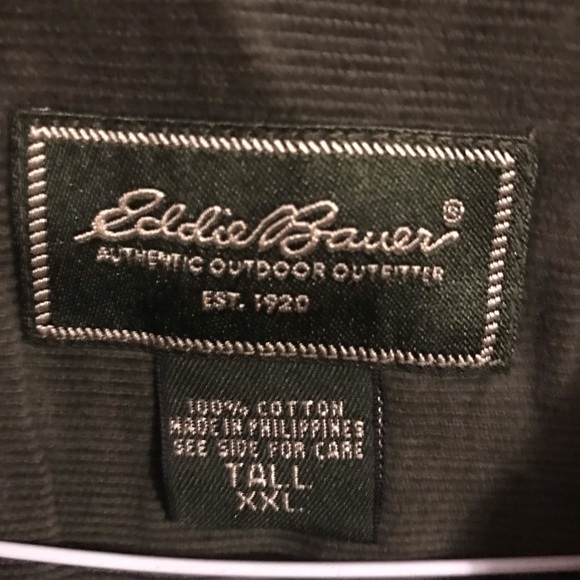 Men's Green Button-Up Shirt - Picture 2 of 2